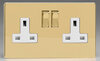 Product image for Screwless Brass - White