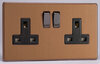 Product image for Varilight - Bronze Screwless Flatplate