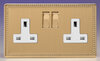 Product image for Jubilee Brushed Brass - Screwless Flat Plate