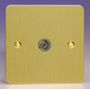 All TV and Satellite Sockets - Brushed Brass product image