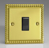 All 1 Gang Light Switches - Georgian Brass product image