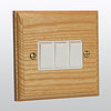 All 3 Gang Light Switches - Wood product image