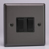 All 2 Gang  Intermediate Light Switches - Graphite product image