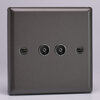 All Twin - FM Aerial Socket TV and Satellite Sockets - Graphite product image