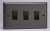All 3 Gang Light Switches - Graphite product image