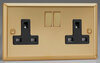 Product image for Victorian Brass - Black / Brass Inserts