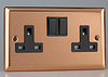All Twin Switched Sockets - Copper product image