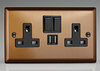 Sockets - Twin Sockets with USB product image