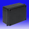 160mm x 120mm x 70mm Smooth ABS Box IP65 - Black