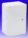 ABS Enclosure IP65 300mm x 200mm x 130mm c/w Key - Light Grey