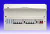 14 Way 100A Switch Dual 80A RCDs (Type A) Flexible Consumer Unit c/w 10 MCB