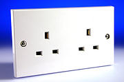 Telco White 13 Amp Unswitched Sockets product image