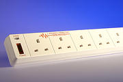 Surge Protected - Black & White