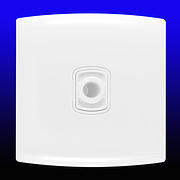 alfanar Blank and Flex Outlet Plates - White product image