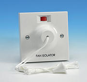 3 pole Fan Isolator Ceiling Pull Cord Switch product image