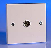 BG White Tv Coaxial Sockets product image
