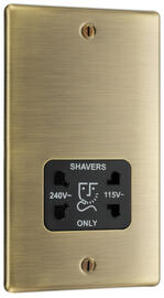 BG Nexus - Shaver Socket - Antique Brass product image