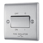BG NBS Fan Isolator - Brushed Steel product image