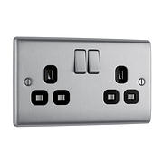 BG Nexus - Sockets - Brushed Steel product image