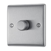 BG Nexus - Dimmers - Brushed Steel product image