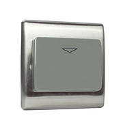 BG Nexus - Hotel Key Card Switch 16A Brushed Steel - Grey insert product image