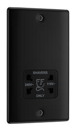 BG Nexus - Shaver Socket - Matt Black product image
