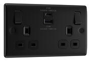 BG Nexus - USB Sockets - Matt Black product image