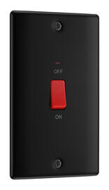 BG Nexus - Cooker Switches & Control Units - Matt Black product image 2