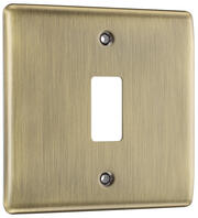 BG Nexus - Grid Plates - Antique Brass product image