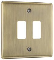 BG Nexus - Grid Plates - Antique Brass product image 2