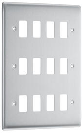 BG Nexus - Grid Plates - Brushed Steel product image 8