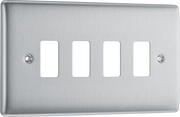 BG Nexus - Grid Plates - Brushed Steel product image 4