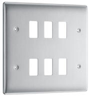 BG Nexus - Grid Plates - Brushed Steel product image 5