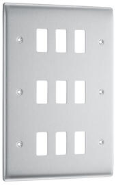 BG Nexus - Grid Plates - Brushed Steel product image 7