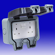 BG Storm 13A DP Weatherproof Switched Sockets - IP66 product image 2