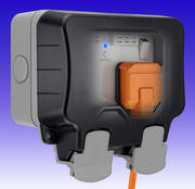 BG Storm 13 Amp 2 Gang DP Weatherproof Switched Socket - IP66 c/w  WiFi Repeater product image