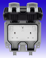 BG Storm 13 Amp 2 Gang DP Weatherproof Switched Socket - IP66 c/w  WiFi Repeater product image 2