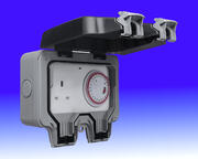 BG Storm - 13 Amp Gang DP Weatherproof Timer Switched Socket - IP66 product image