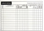 Circuit Detail Labels - pack of 25 - NICEIC product image