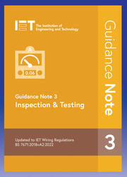 IET Guidance Note 3 Inspection & Testing (BS 7671:2018+A2:2022) product image