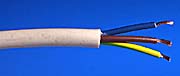 0.5mm 3 Core - Pvc White Flexible Cable product image