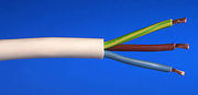 0.75mm 3 Core - Pvc White Flexible Cable product image