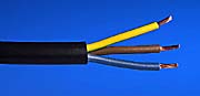 0.75mm 3 Core - PVC Black Flexible Cable product image
