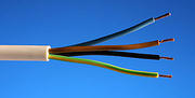 0.75mm 4 Core - PVC White Flexible Cable product image
