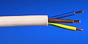 1.5mm 3 Core - Pvc White Flexible Cable product image