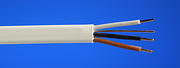 6243B White Three Core and Earth Cable -  LS0H product image