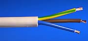 1.0mm 3 Core - Pvc White Flexible Cable product image