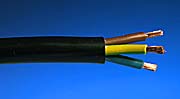 4.0mm 3 Core - PVC Black Flexible Cable product image