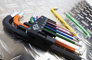 C.K - Set of 9 Coloured Ball End Metric Hex Key product image 2