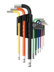C.K - Set of 9 Coloured Ball End Metric Hex Key product image
